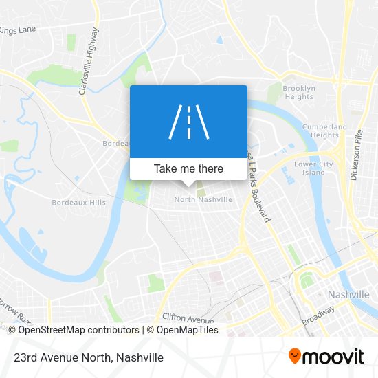 23rd Avenue North map