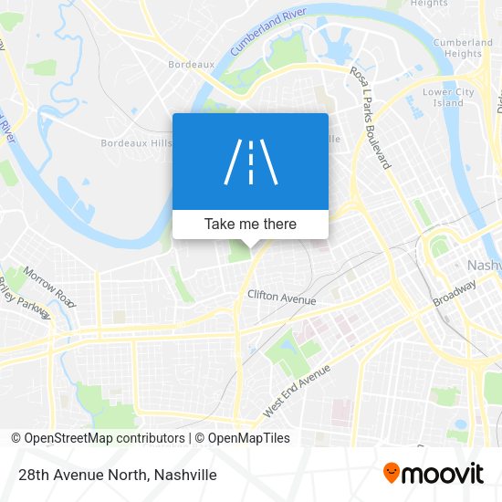 28th Avenue North map