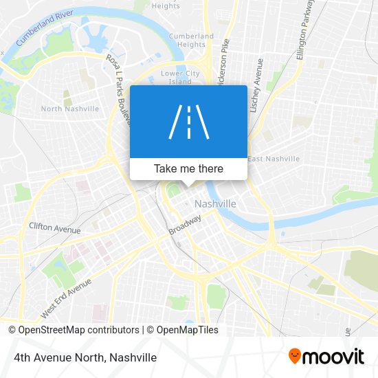 4th Avenue North map