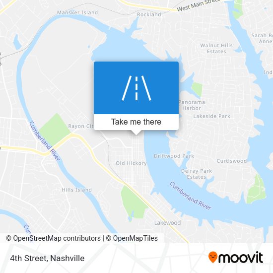 Mapa de 4th Street