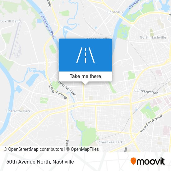 50th Avenue North map