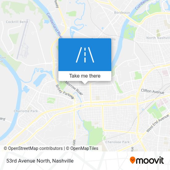 53rd Avenue North map