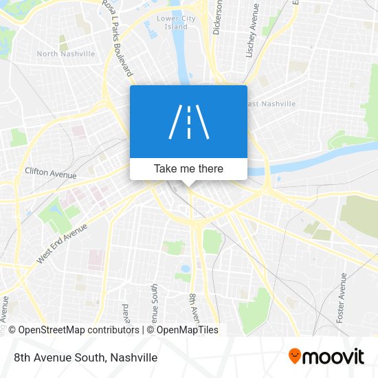 Mapa de 8th Avenue South
