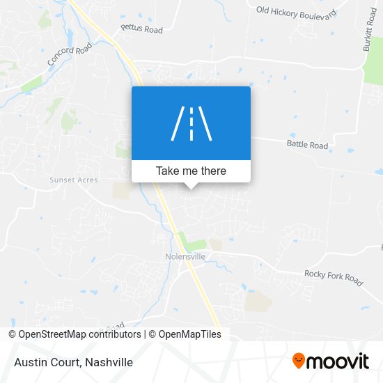 Mapa de Austin Court