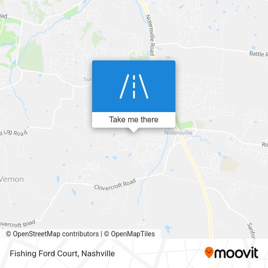 Fishing Ford Court map