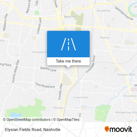 Elysian Fields Road map