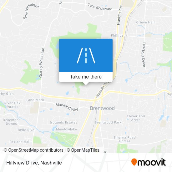 Mapa de Hillview Drive