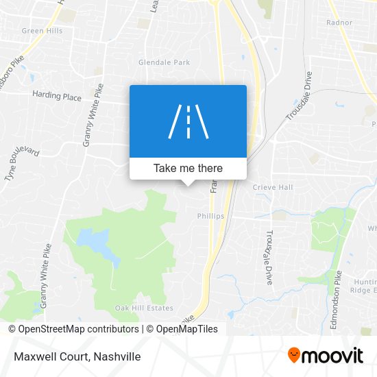 Mapa de Maxwell Court