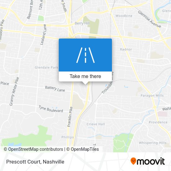 Mapa de Prescott Court