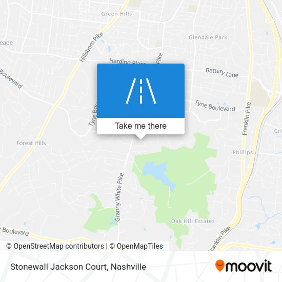 Stonewall Jackson Court map