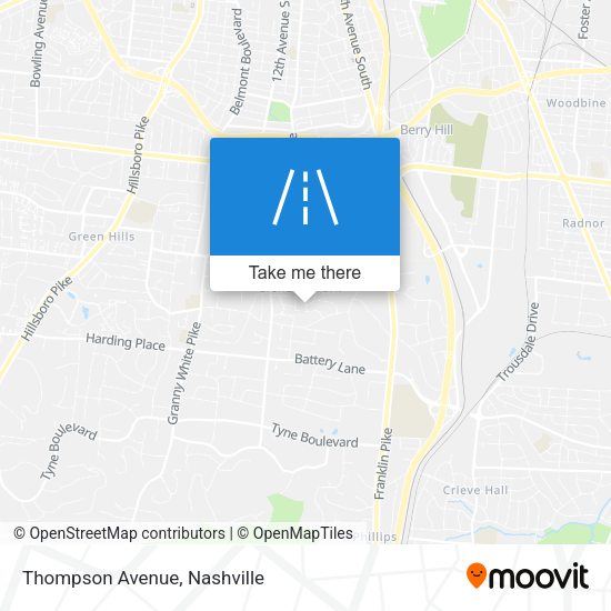 Mapa de Thompson Avenue