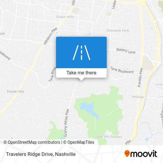 Travelers Ridge Drive map