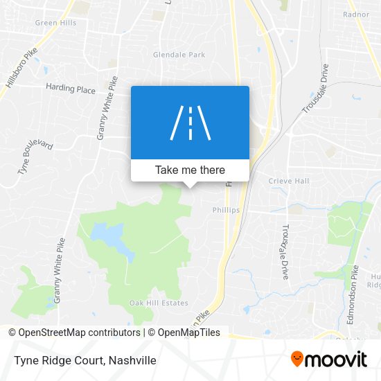 Tyne Ridge Court map