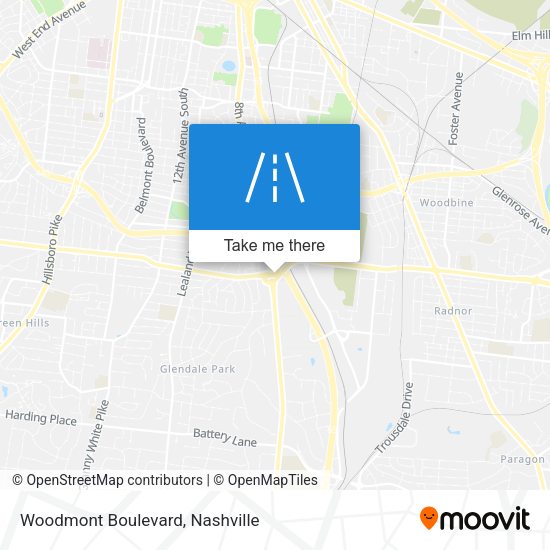 Mapa de Woodmont Boulevard