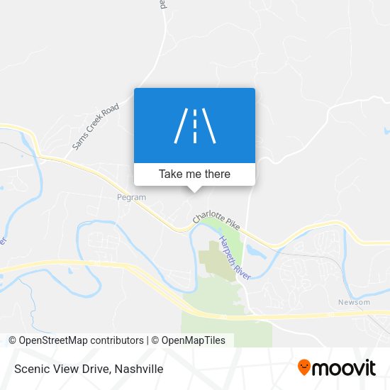 Mapa de Scenic View Drive
