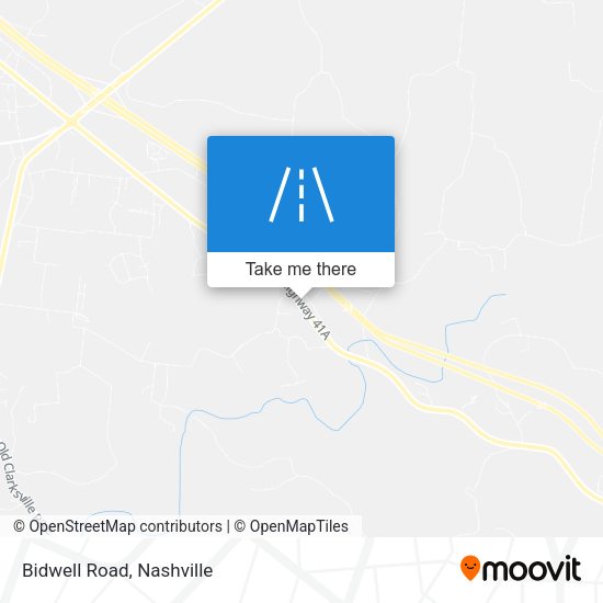 Mapa de Bidwell Road