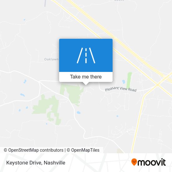 Mapa de Keystone Drive