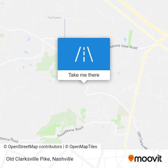 Old Clarksville Pike map