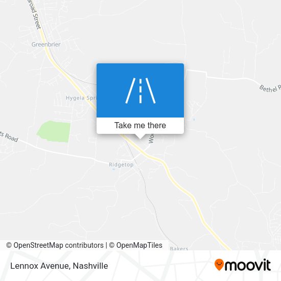 Lennox Avenue map