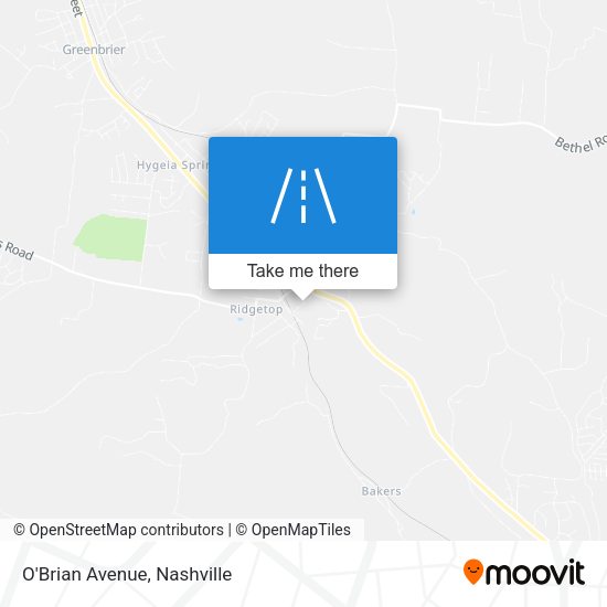 Mapa de O'Brian Avenue