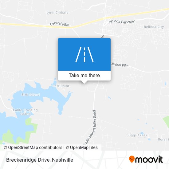Mapa de Breckenridge Drive