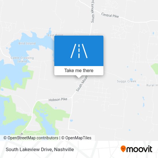 South Lakeview Drive map