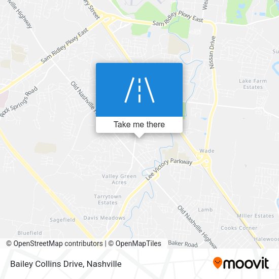 Mapa de Bailey Collins Drive
