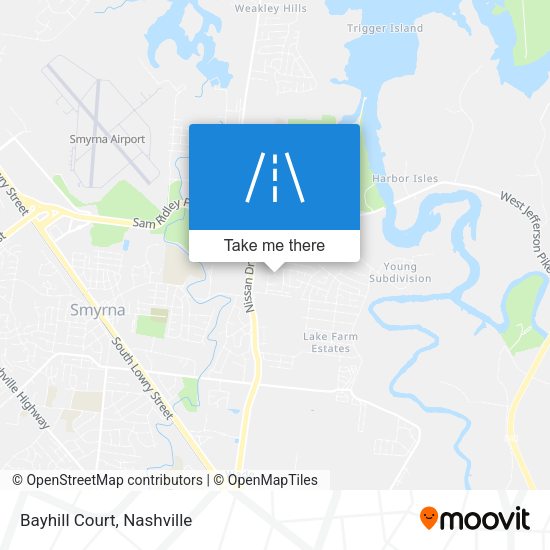 Mapa de Bayhill Court