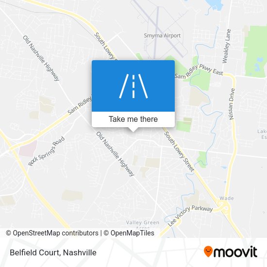 Mapa de Belfield Court