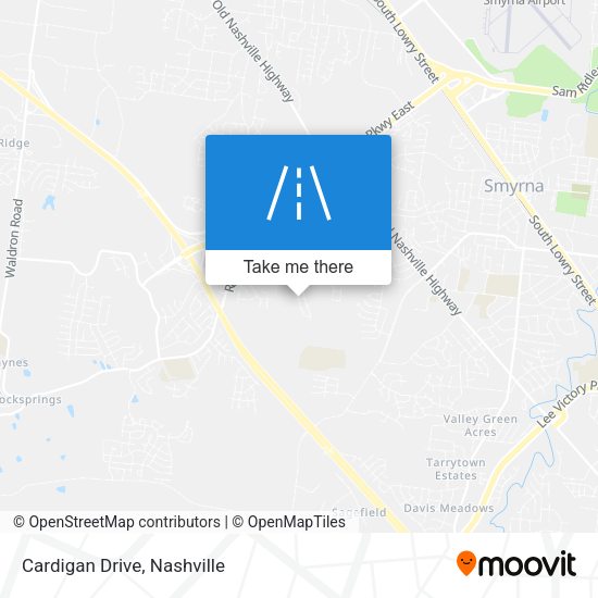 Mapa de Cardigan Drive