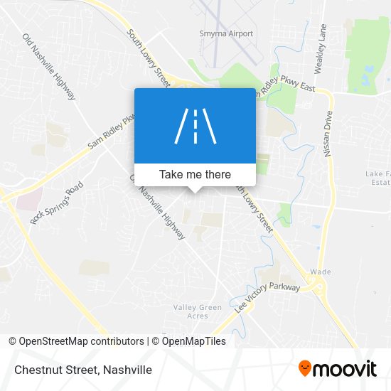 Mapa de Chestnut Street