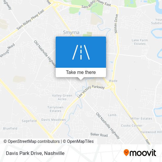 Davis Park Drive map