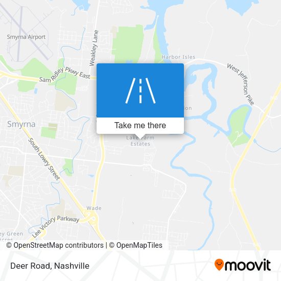 Mapa de Deer Road
