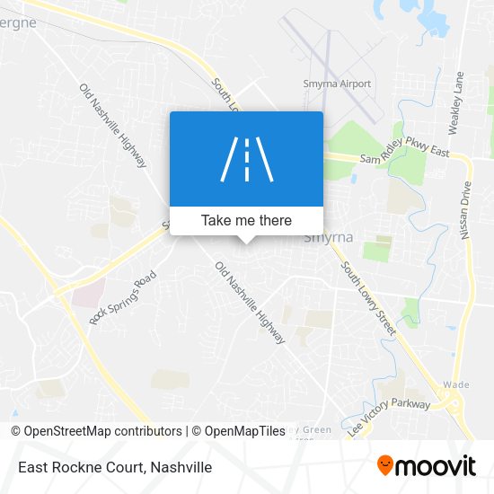 Mapa de East Rockne Court