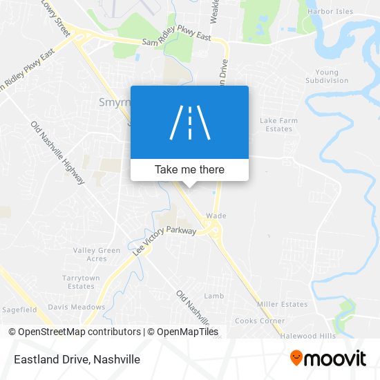 Eastland Drive map