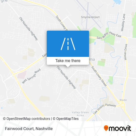 Mapa de Fairwood Court