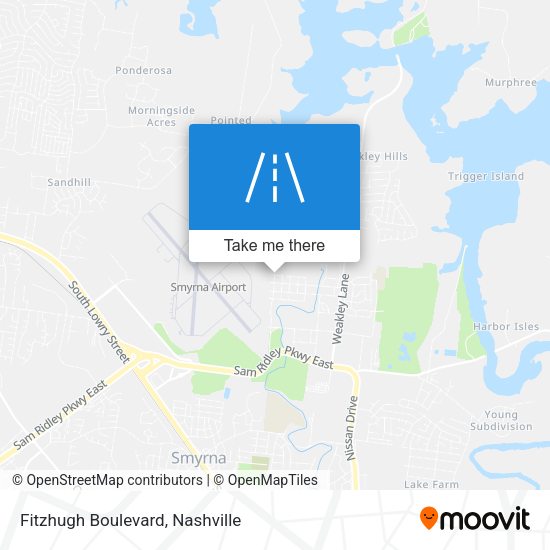 Fitzhugh Boulevard map