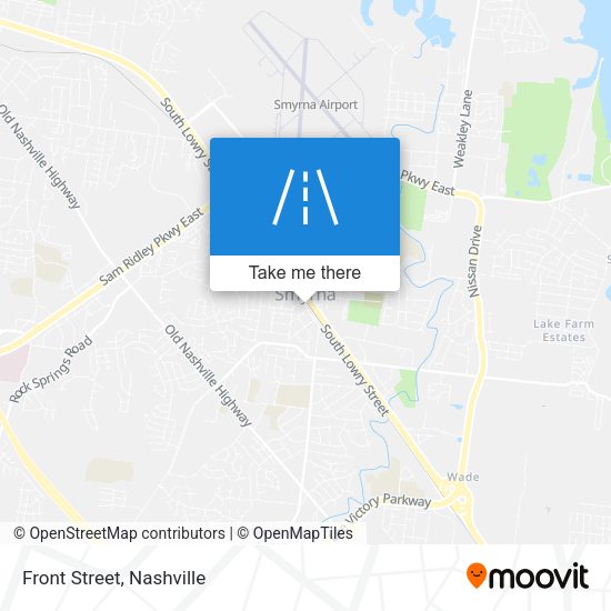 Mapa de Front Street