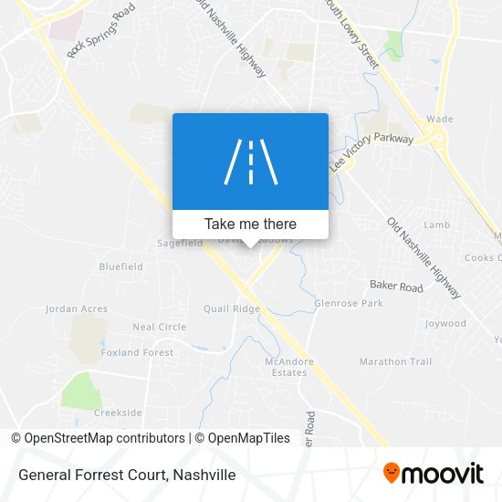 General Forrest Court map