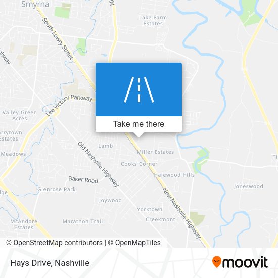 Mapa de Hays Drive