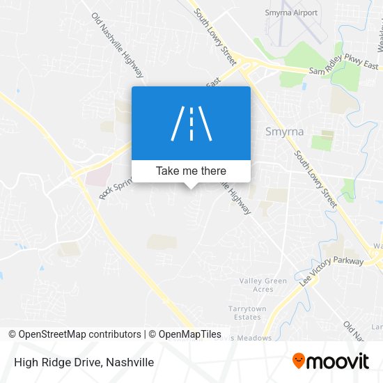 Mapa de High Ridge Drive