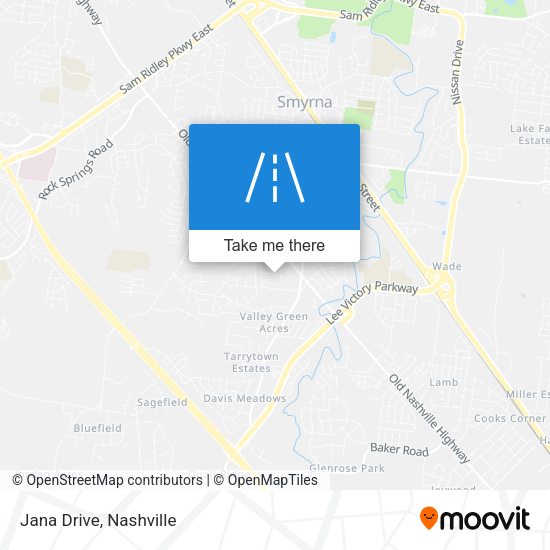 Mapa de Jana Drive