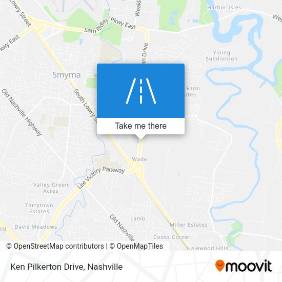 Mapa de Ken Pilkerton Drive