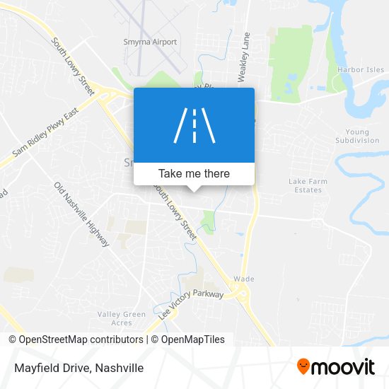 Mapa de Mayfield Drive