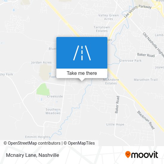 Mapa de Mcnairy Lane