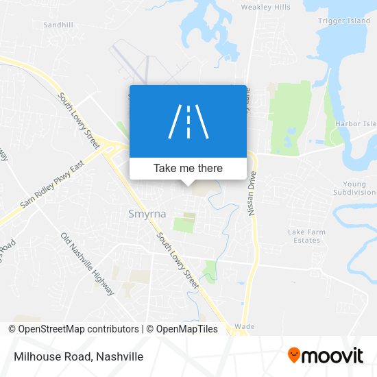 Mapa de Milhouse Road