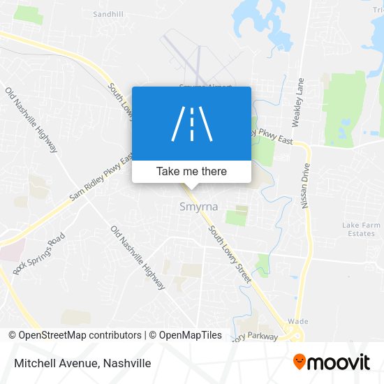 Mapa de Mitchell Avenue