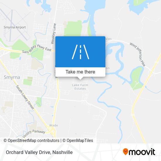 Orchard Valley Drive map