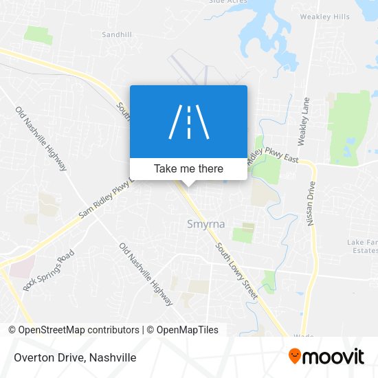 Mapa de Overton Drive