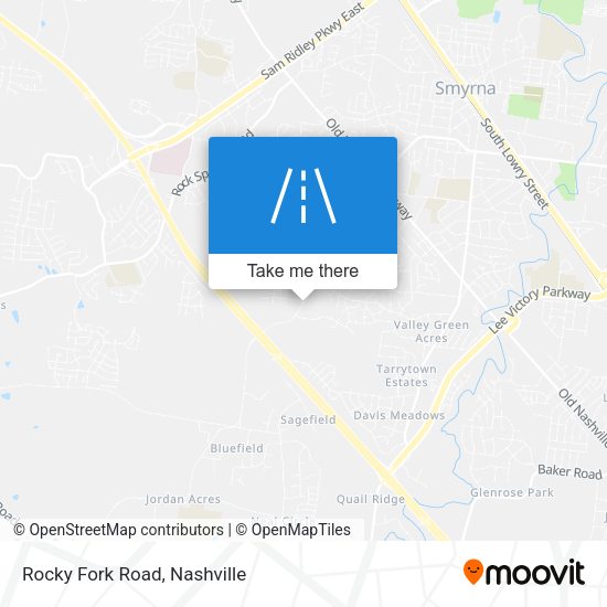 Mapa de Rocky Fork Road